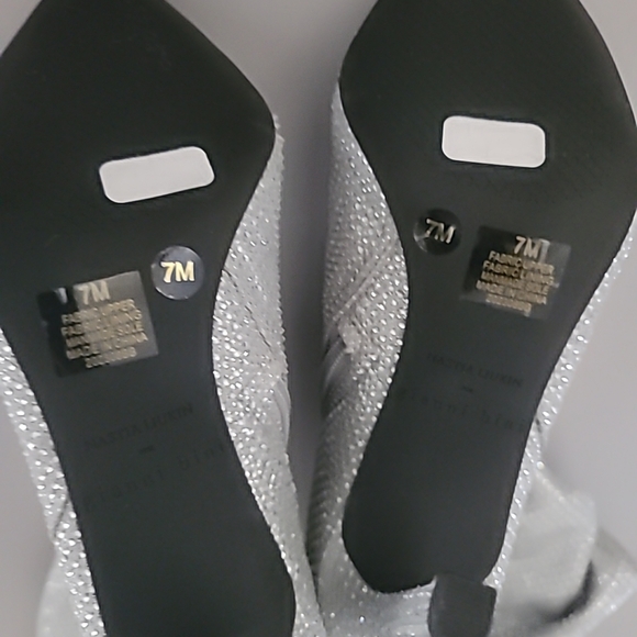 Gianni Bini x Nastia Liukin Kiki Rhinestone Slouchy Pointed Toe Dress Boots 7M - Picture 10 of 12